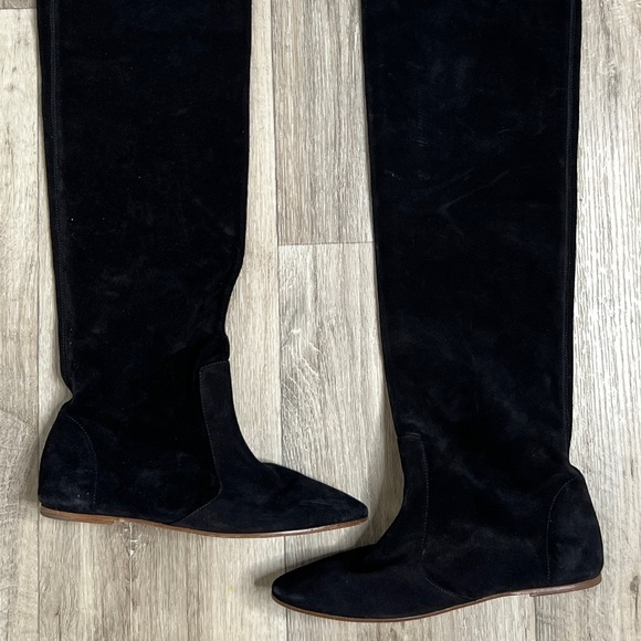Isabel Marant ‘Dazzle’ Thigh High Boots Black Suede Size 38 - Picture 14 of 16